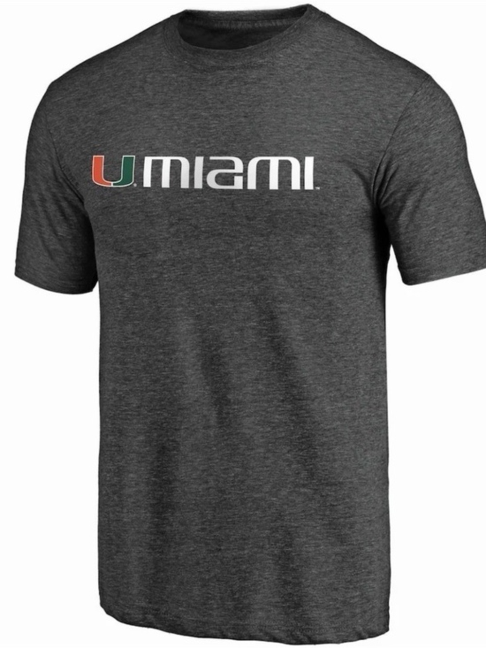 Fanatics Miami Hurricanes Lockup Team T-Shirt - Grey Size 2XL